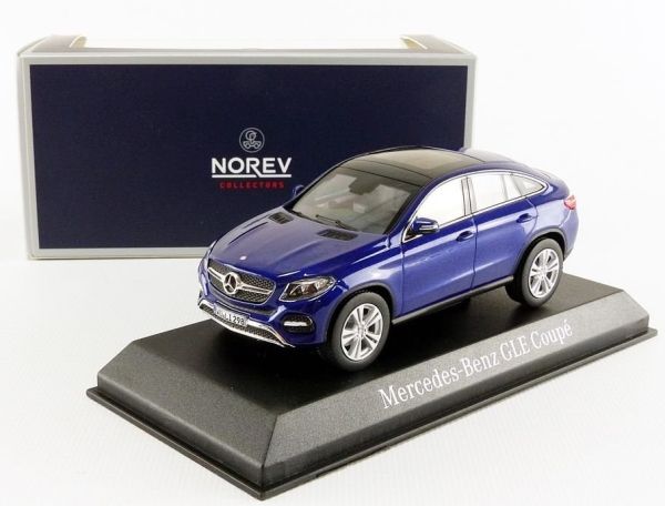 NOREV351338 - MERCEDES BENZ GLE coupé 2015 bleu métal - 1