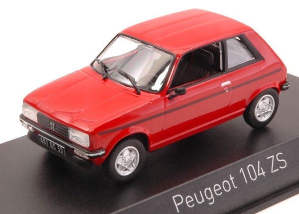 NOREV471403 - PEUGEOT 104 ZS 1979 rouge - 1