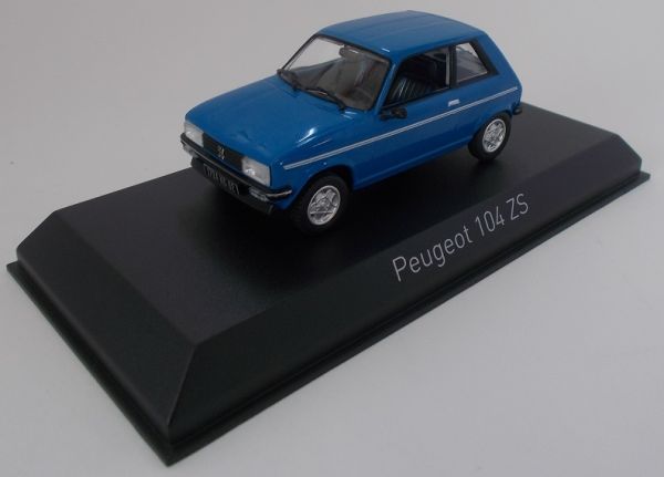 NOREV471404 - PEUGEOT 104 ZS 1979 bleue ibis - 1