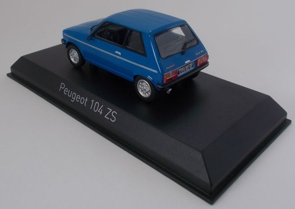PEUGEOT 104 ZS 1979 Black NOREV Scale 1:43 Réf 471405