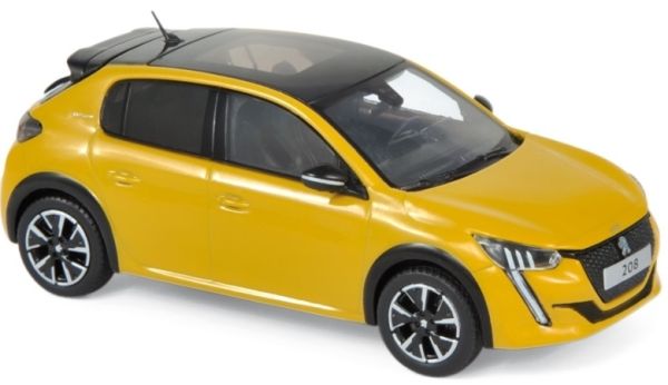 NOREV472830 - PEUGEOT 208 GT Line 2019 jaune - 1