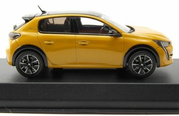 Voiture Miniature de Collection - NOREV - PEUGEOT 208 GT - Jaune Agueda