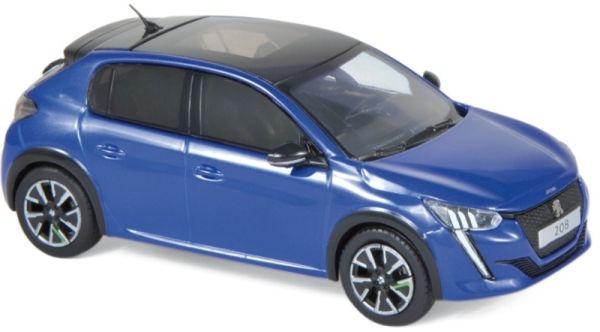 NOREV472831 - PEUGEOT e 208 GT 2019 bleue - 1