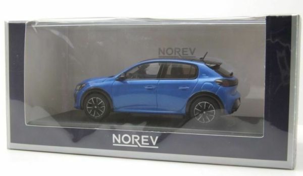 Peugeot 208 GT 2024, Rouge Métallisé, NOREV 1:43 , Avec Porte-Clés