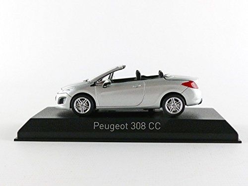 Voiture Miniature Rastar Peugeot 308 1:43 Grise - Occasion, En Bon état Général
