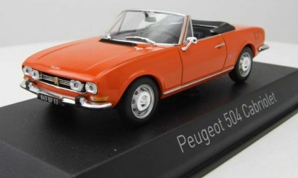 NOREV475432 - PEUGEOT 504 cabriolet orange 1970 - 1