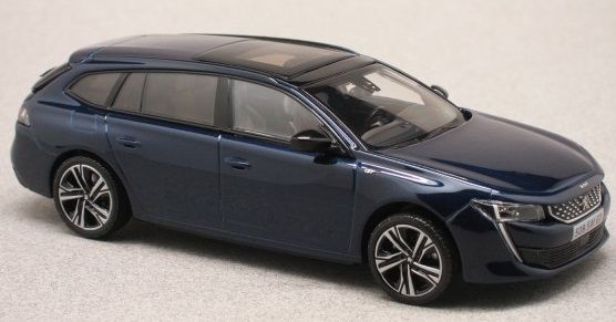 NOREV475828 - PEUGEOT 508 GT SW break 2018 bleue sombre - 1