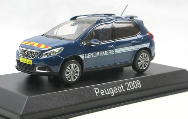 NOREV479822 - PEUGEOT 2008 2016 Gendarmerie avec bande jaune et rouge sur le capot - 1