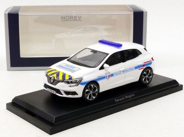 NOREV517724 - RENAULT Megane 2016 Police Municipale avec bande jaunes et noires - 1