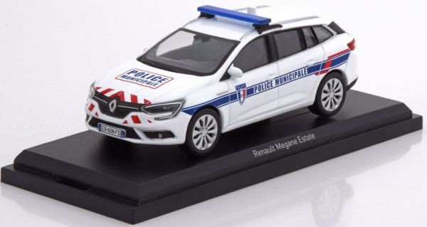 NOREV517794 - RENAULT Megane Estate break 2016 bandes réfléchissantes rouges et blanches police municipale - 1