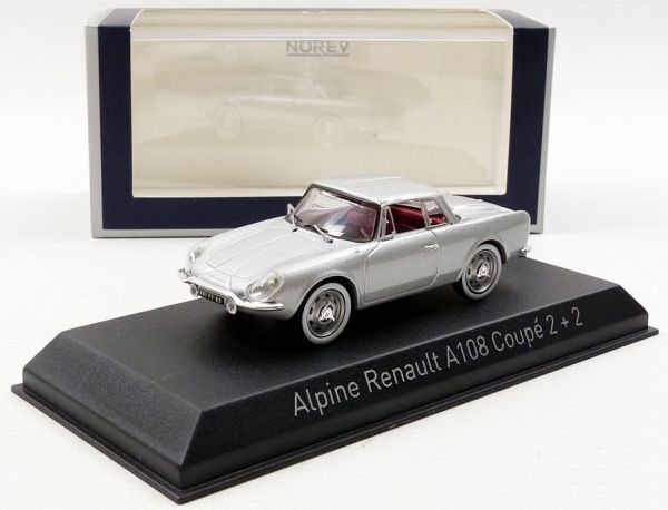 NOREV517821 - ALPINE RENAULT A108 Coupé 2+2 1961 gris argent - 1