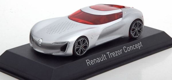 NOREV517961 - RENAULT Trezor Concept Car grise Salon de paris 2016 - 1