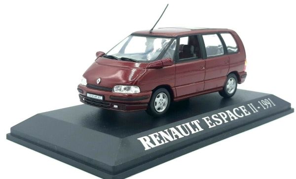 NOREV75953 - RENAULT Espace II 1991 rouge Malaga boite constructeur - 1