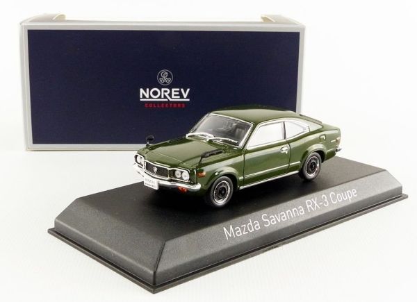 NOREV800613 - MAZDA Savanna RX-3 coupé 1972 verte foncée - 1