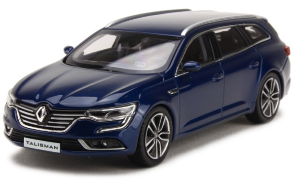 Miniature RENAULT Talisman Estate 2016 break familiale bleu metallise limite a 3000 exemplaires boite constructeur NOREV NOREV80358 Collect World