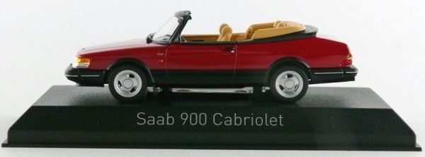 NOREV 1/43 SAAB 900 TURBO 16 CABRIOLET 1992 NOIR ART.810045