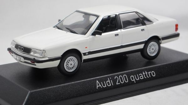 NOREV830074 - AUDI 200 Quattro 1989 blanche - 1