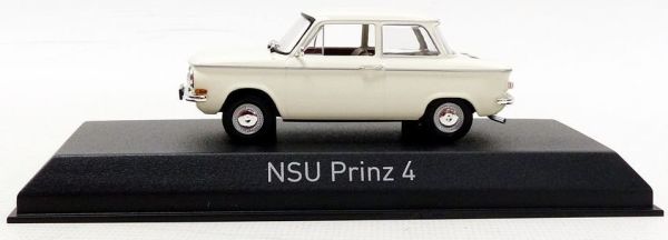 Miniature NSU Prinz 4 blanche 1964 NOREV NOREV831018 | Collect World