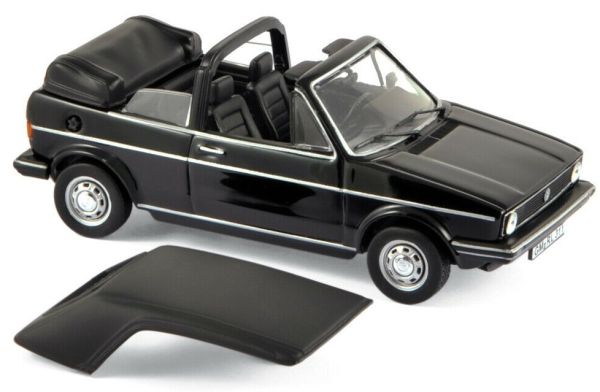 NOREV840074 - VOLKSWAGEN Golf I cabriolet 1981 noir - 1