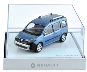 NOREV85152 - RENAULT Kangoo familiale phase II 2013 bleu métallisé boite constructeur - 1