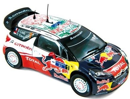 NOREV155351 - CITROEN DS3 WRC Winner Rallye du Mexique 2011 Loeb / Elena RED BULL - 1