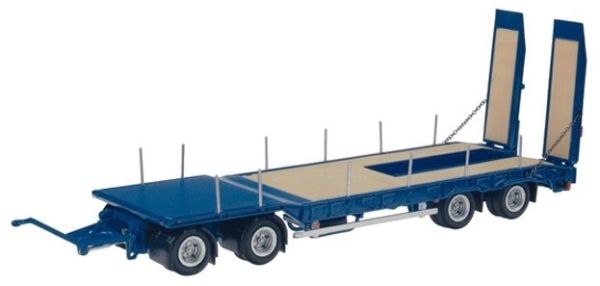NZG546/20 - Remorque porte engins 4 essieux ASD 40 NOOTEBOOM bleu - 1