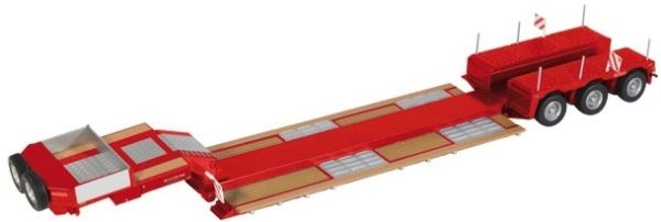 NZG655/10 - Porte engin extensible 5 essieux NOOTEBBOM rouge - 1