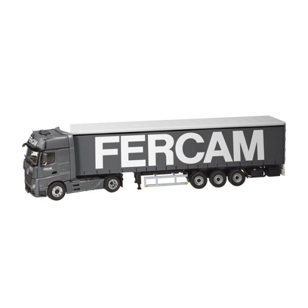 NZG8622/04 - MERCEDES Actros FH25 4x2 avec semi bachée 3 essieux FERCAM - 1