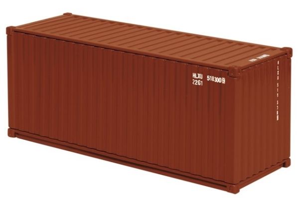 NZG875/01 - Container marron Rotbraun 20 pieds - 1