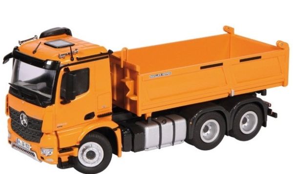 NZG923/65 - MERCEDES BENZ Arocs 6x4 benne Meiller orange - 1