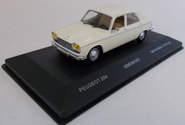 ODE031 - PEUGEOT 204 1967 blanche limitée 1000 exemplaires - 1