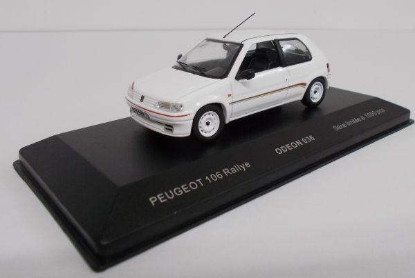 ODE036 - PEUGEOT 106 Rallye blanche limitée à 1000 exemplaires - 1