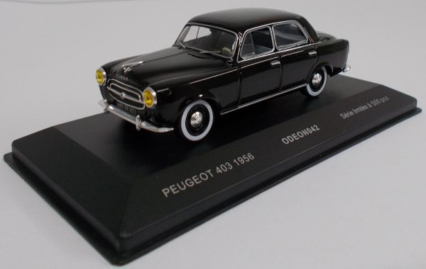 ODE042 - PEUGEOT 403 1956 noire limitée à 500 exemplaires - 1