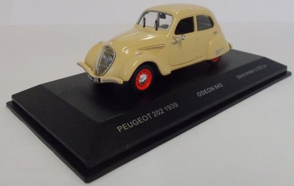 ODE045 - PEUGEOT 202 1938 beige limitée à 500 exemplaires - 1