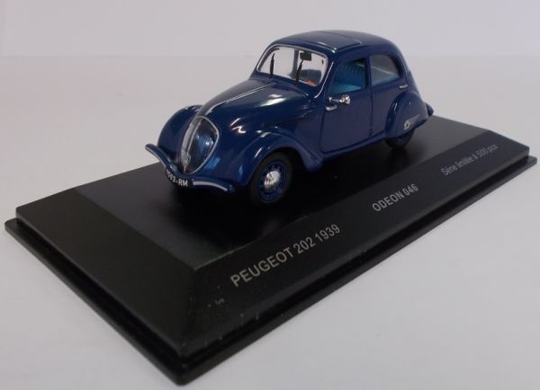 ODE046 - PEUGEOT 202 1938 bleue limitée à 500 exemplaires - 1