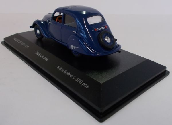 PEUGEOT 202 ECLIPSE Bleu Foncé PARADCAR 103 1:43 de reference 103