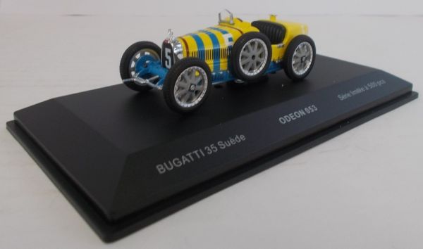 ODE053 - BUGATTI Type 35 Suède #5 jaune et bleue limitée à 500 exemplaires - 1