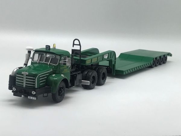 ODE091 - BERLIET TBO 6x4 avec porte engins 4 Essieux DESSIRIER & ZUCCONI - 1