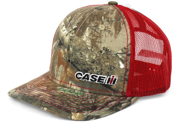 OBT174 - Casquette CASE IH Camouflage avec arrière en maille rouge - 1