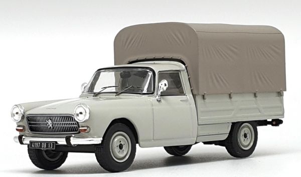 ODE112 - PEUGEOT 404 Pick-up avec bâche grise - 1