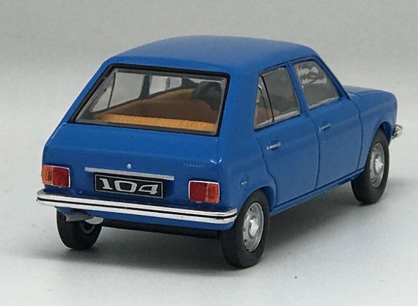 Miniature Peugeot 104 Orange 1972 – Odeon 1/43 – Série Limitée à 504 Exemplaires – NEUF