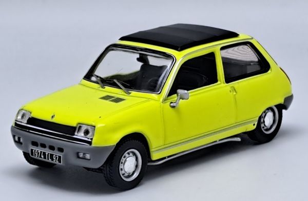 ODE131 - RENAULT 5 TL Jaune avec toit ouvrant – Limitée à 1000 ex. - 1