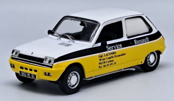 ODE133 - RENAULT 5 Société RENAULT SERVICE – Limitée à 504 ex. - 1