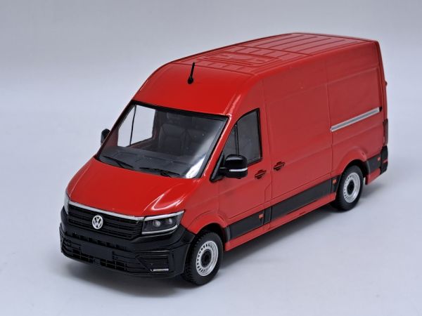 ODE143 - VOLKSWAGEN Crafter L2H2 Rouge avec planche de décalques pompier – Limité à 504 ex. - 1