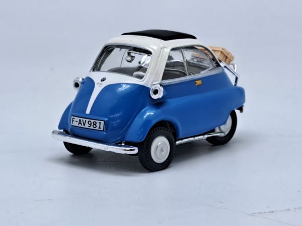 CAR12321 - BMW Isetta Bleu et blanc - 1