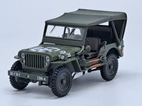 CAR91850 - JEEP Fermée Military US Vert - 1