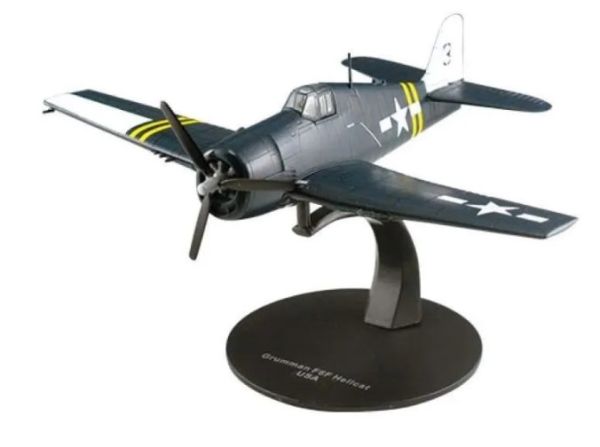 MAGWWIIAP013ZV - Avion avec socle – GRUMMAN F6F Hellcat - 1