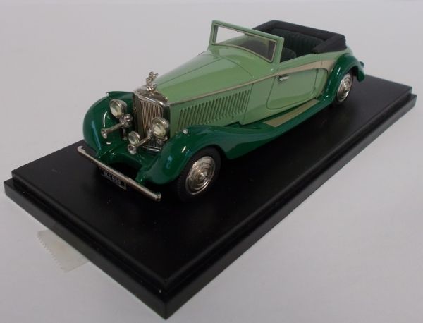 P03-3 - BENTLEY 3 1/2 Gurney Nutling cabriolet ouvert 1935 vert - 1