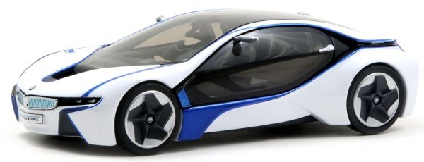PARPA-91021 - BMW Vision Efficiant Dynamics blanche et bleu concept car - 1