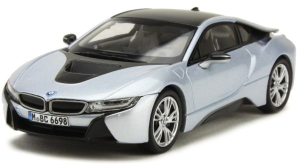 PARPA91053 - BMW i8 Ionic gris argent - 1